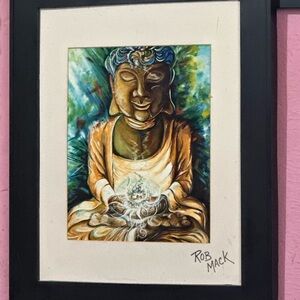 Buddha Art Print - Multicolor